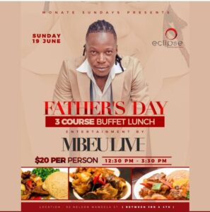 Mbeu will be performing at Eclipse Pub and Grill on Fathers Day despite abandoning his wife and kid.