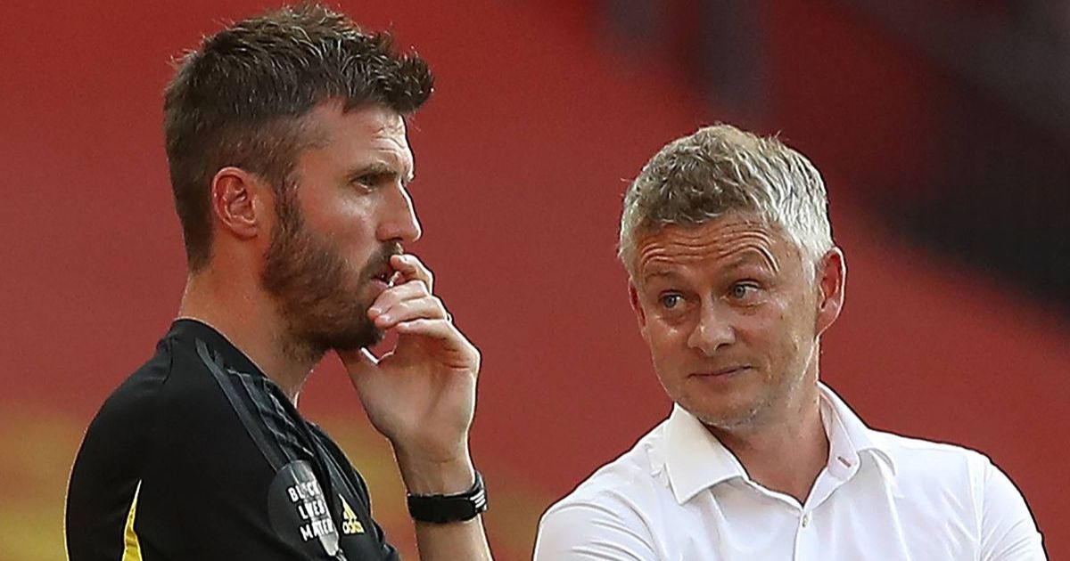 Manchester United to appoint Michael Carrick as interim manager 4 Michael Carrick and Ole Gunnar Solskjaer