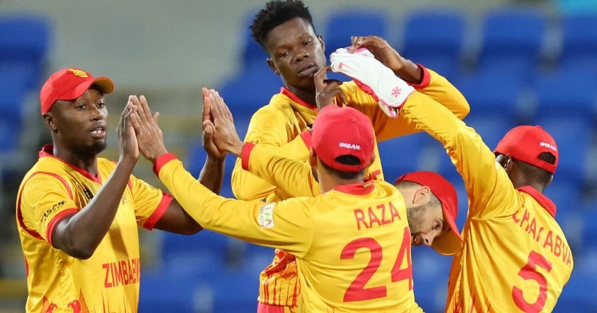 Zimbabwe stun Australia by 23 runs in T20 World Cup upset in Colombo 3 Zimbabwe stun Australia