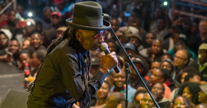 Thomas Mapfumo made a historic return to Zimbabwe in 2018 for a landmark concert that drew tens of thousands of fans.