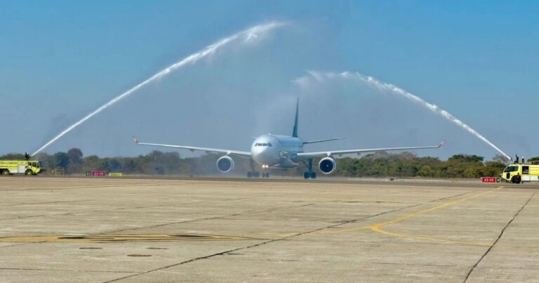 Air Zimbabwe resumes Harare-London flights, marking a significant milestone for Zimbabwe's aviation industry and tourism sector.