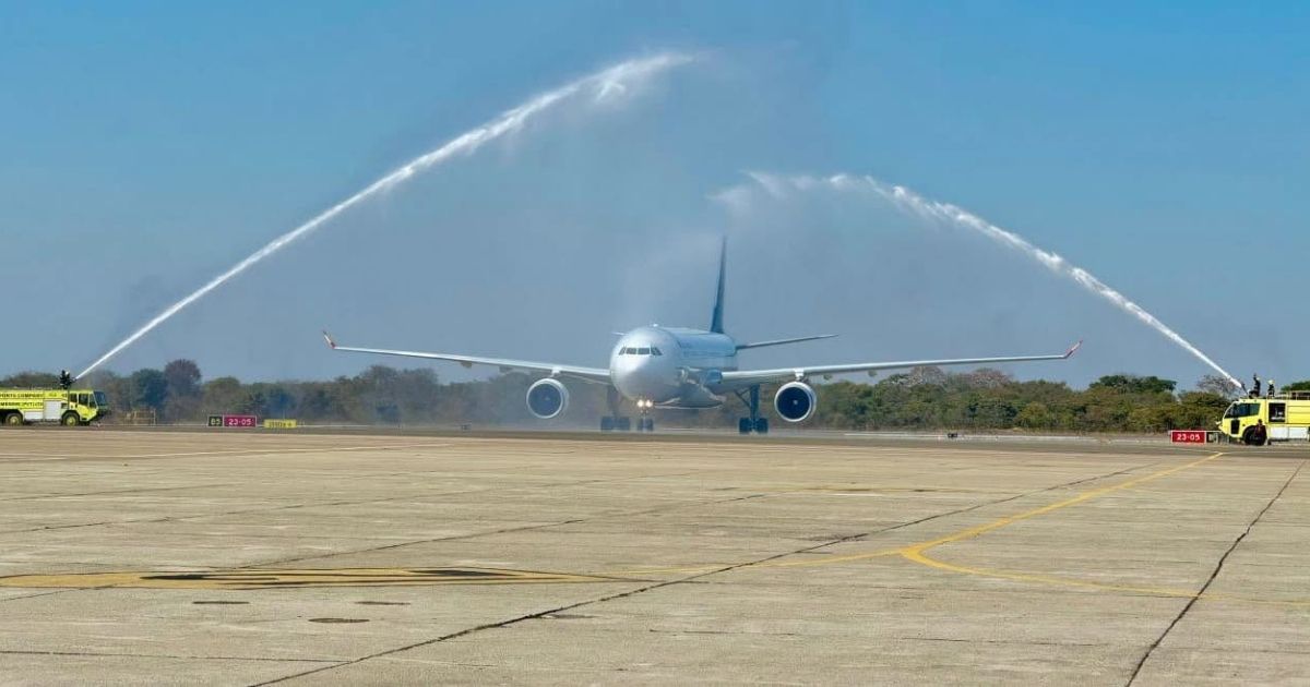 Air Zimbabwe resumes Harare-London flights, marking a significant milestone for Zimbabwe's aviation industry and tourism sector.