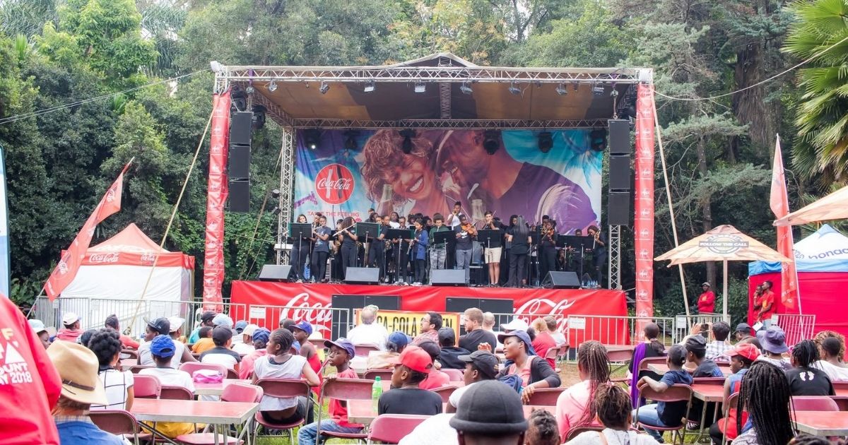 Image of HIFA's Coca Cola stage 