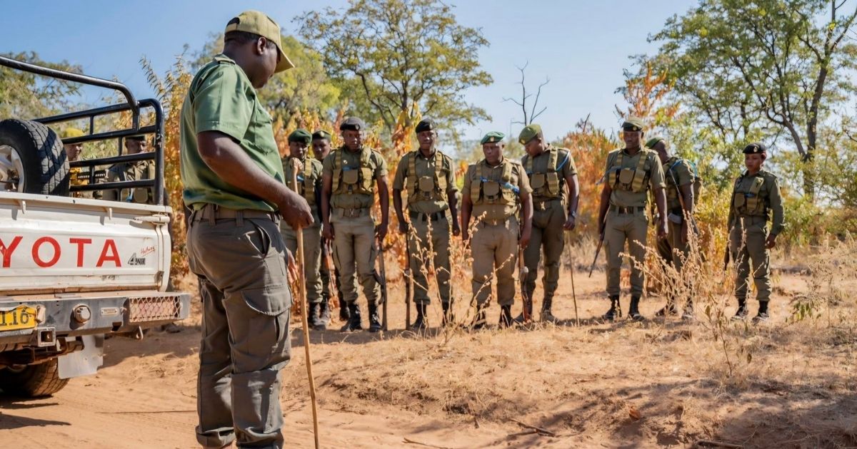 Zimparks wildlife rangers in action 