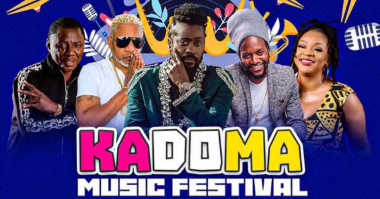 Image of artists performing at the Kadoma Music Festival 2026.