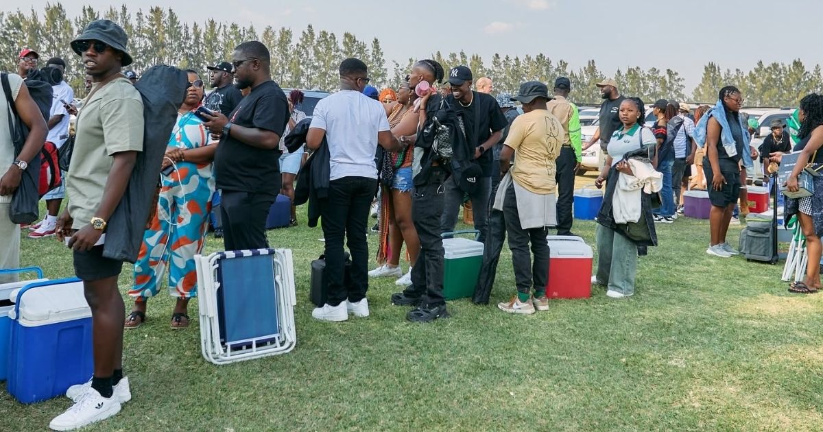 People in a queue waiting to get into last year's 263 Culture Fest