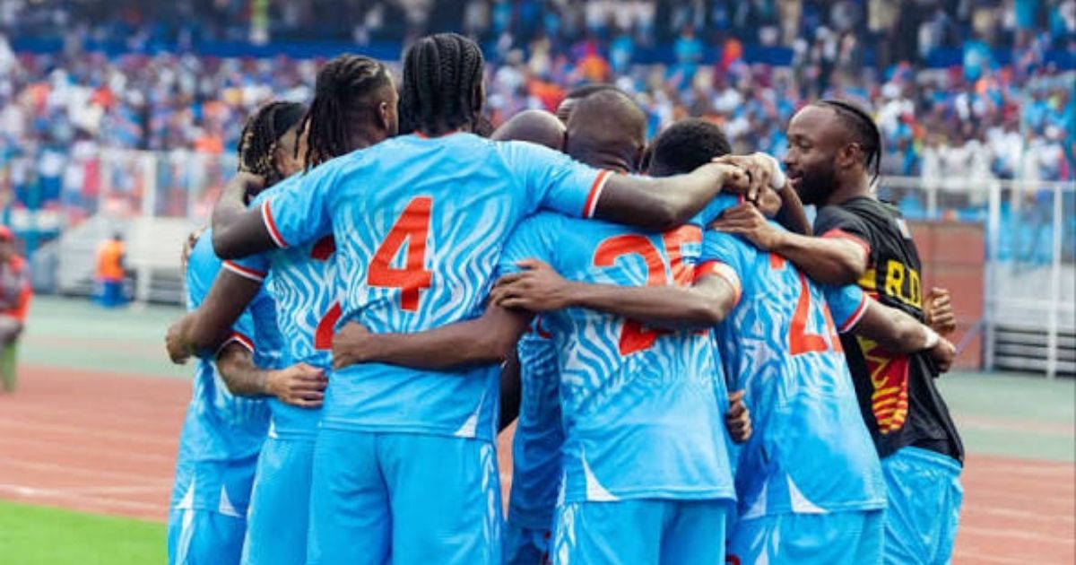 DR Congo after their win 