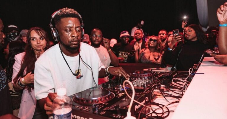 Dr Feel behind the decks. He is one of the DJs leading Zimbabwe’s Afro House movement