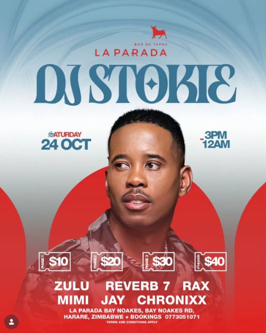 263Culture: Zimbabwean Entertainment, Music, Art, Culture, Fashion, Film, Travel, Sport 139 DJ Stokie at La Parada