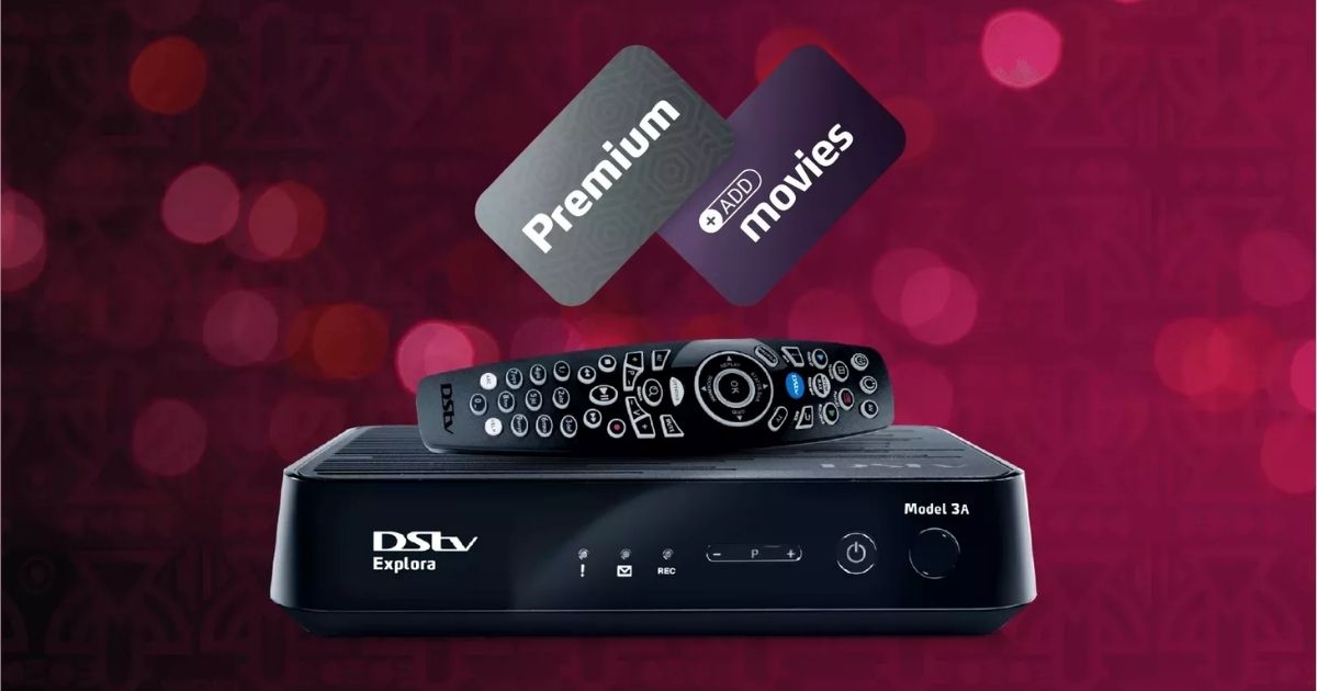 A DStv decoder and some packages 