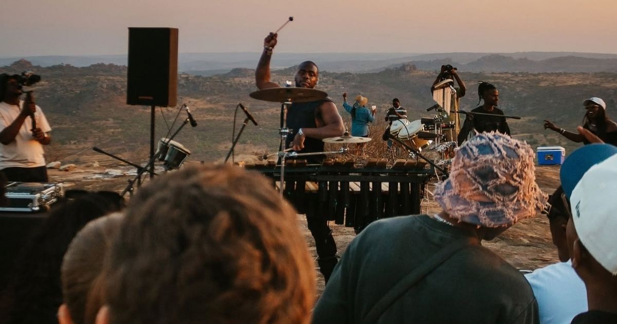 Wowrae playing at the last Realm of Percussion event